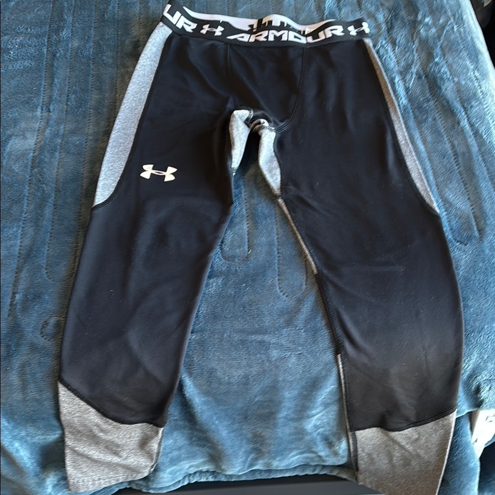 Under Armour Kids Black and Gray Bottoms